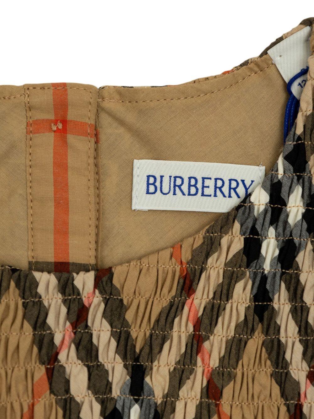 Check cotton top 8100073 B9368 BURBERRY KIDS