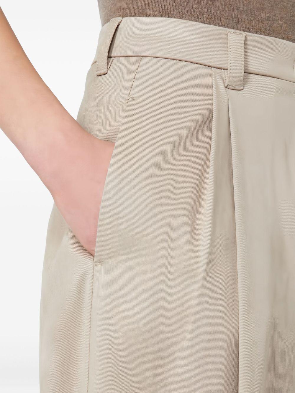 Stretch drill wide-leg trousers 2529136013 OMERO001 MAX MARA S