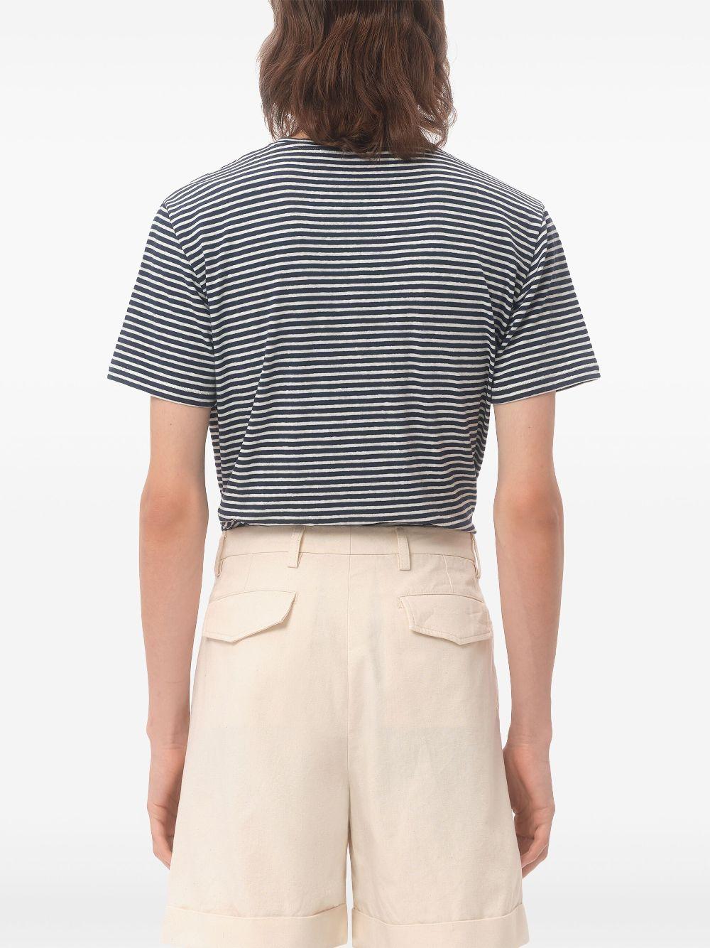 Chez Valentino striped T-shirt<BR/><BR/><BR/> 6V3MG16SAPY RGY VALENTINO GARAVANI