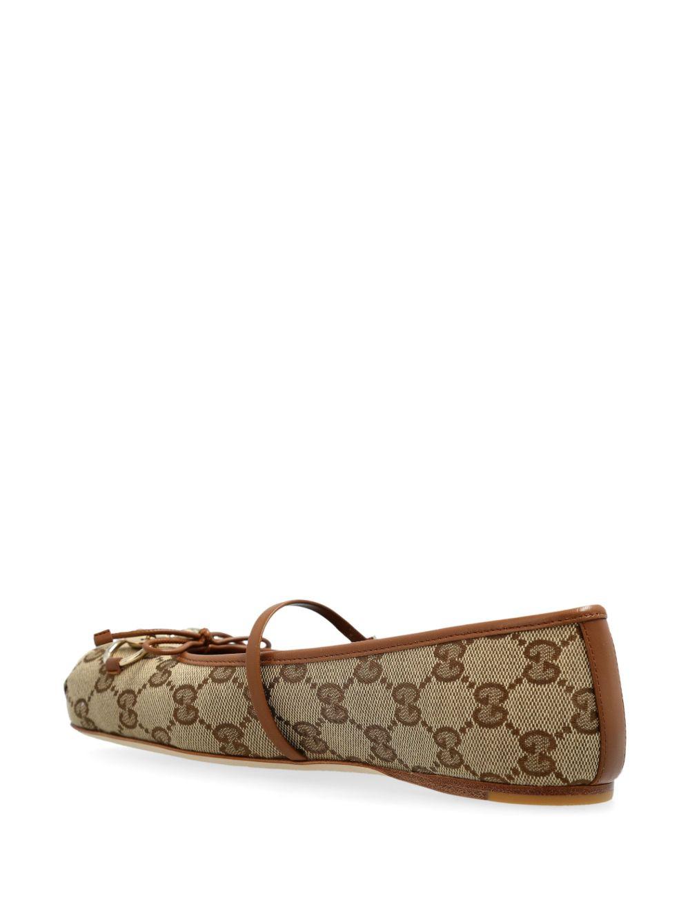 Monogram Double G pumps<BR/> 814321 FAD6C9745 GUCCI
