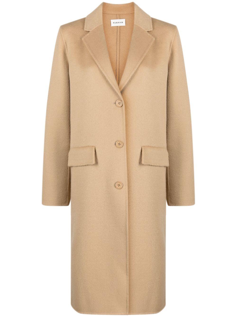 Mid-length coat D431554 LEAK 04 P.A.R.O.S.H.