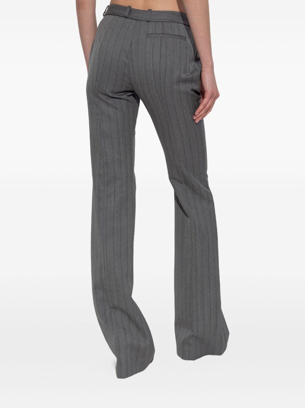 Herringbone Bumster Trousers 838792 QJAFE1121 ALEXANDER MCQUEEN