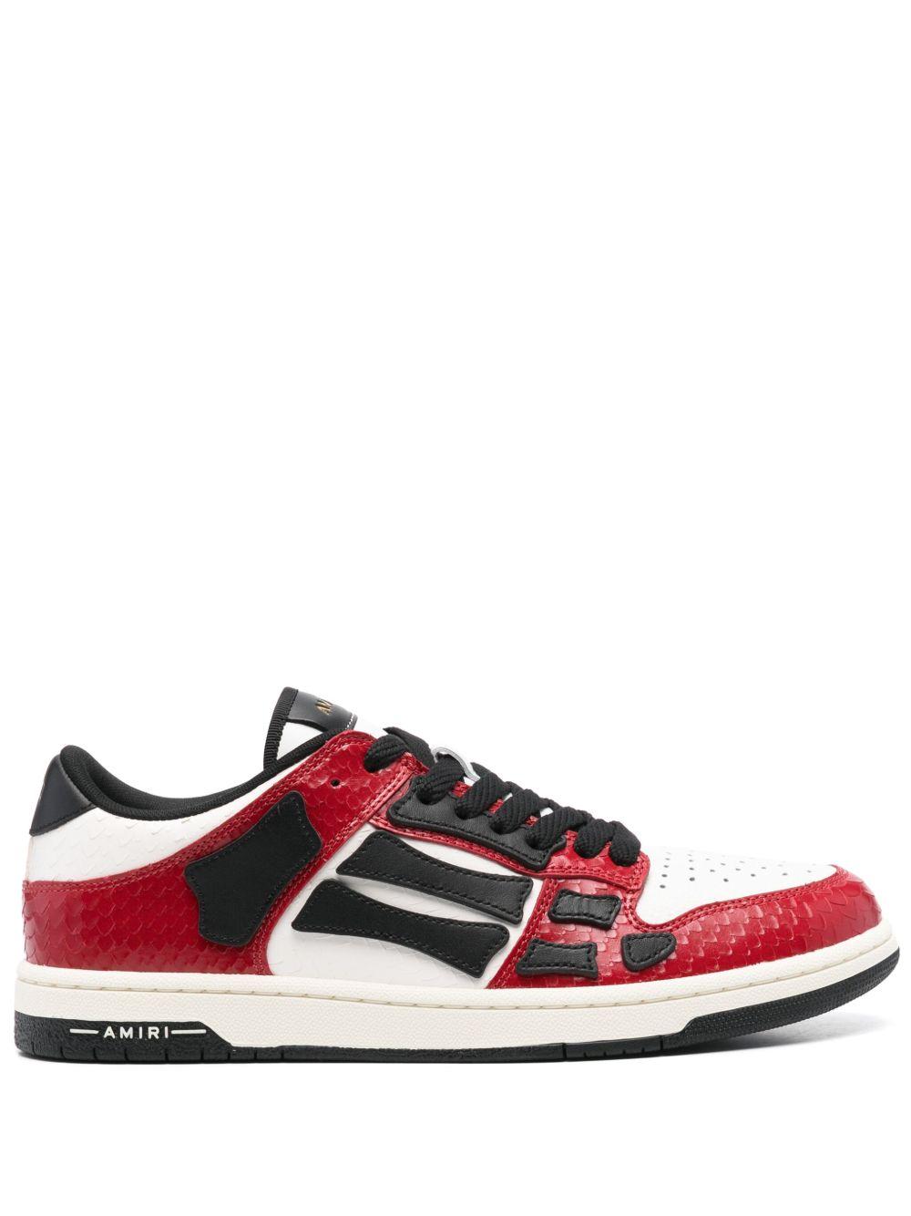 Snake Skel sneakers<BR/><BR/><BR/> AMFOSR1104 RED AMIRI
