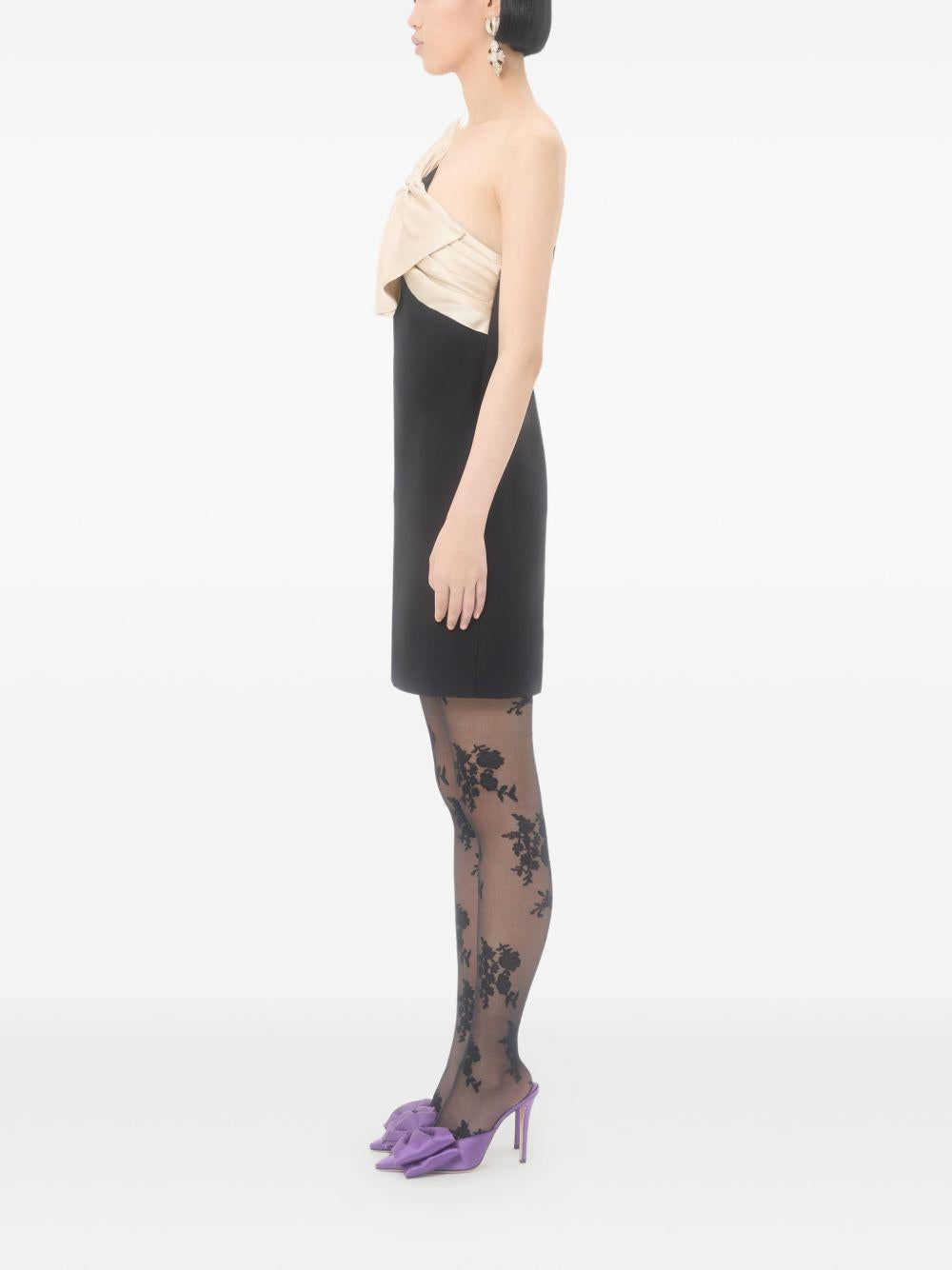 Short Crepe Couture Dress 8B3VAHX51CF 9ZM VALENTINO GARAVANI