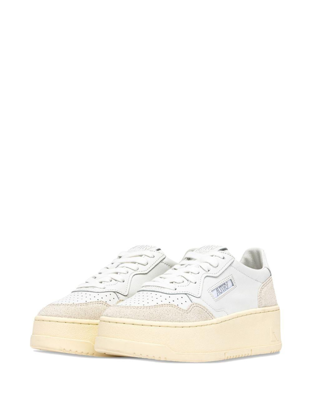 MEDALIST PLATFORM SNEAKERS PTLW PK01WHITE/GREY AUTRY