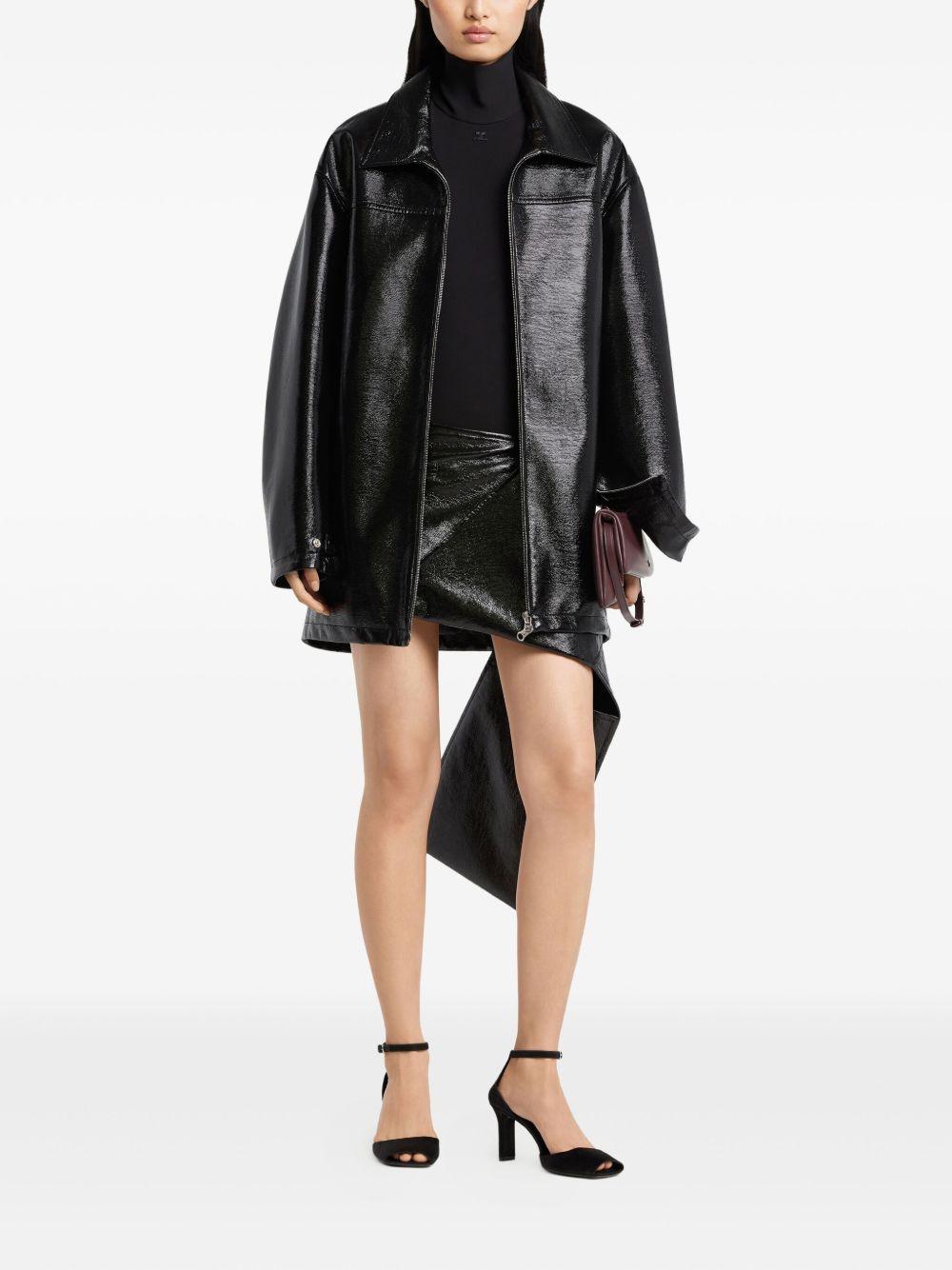 OVERSIZED VINYL JACKET 425CBL322VY0014 9999 COURRÈGES