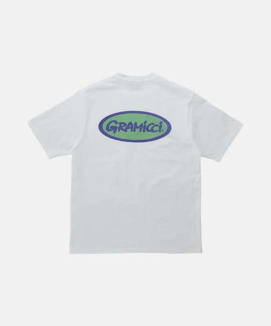 gramicci oval logo tee G4SU T077WHITE GRAMICCI