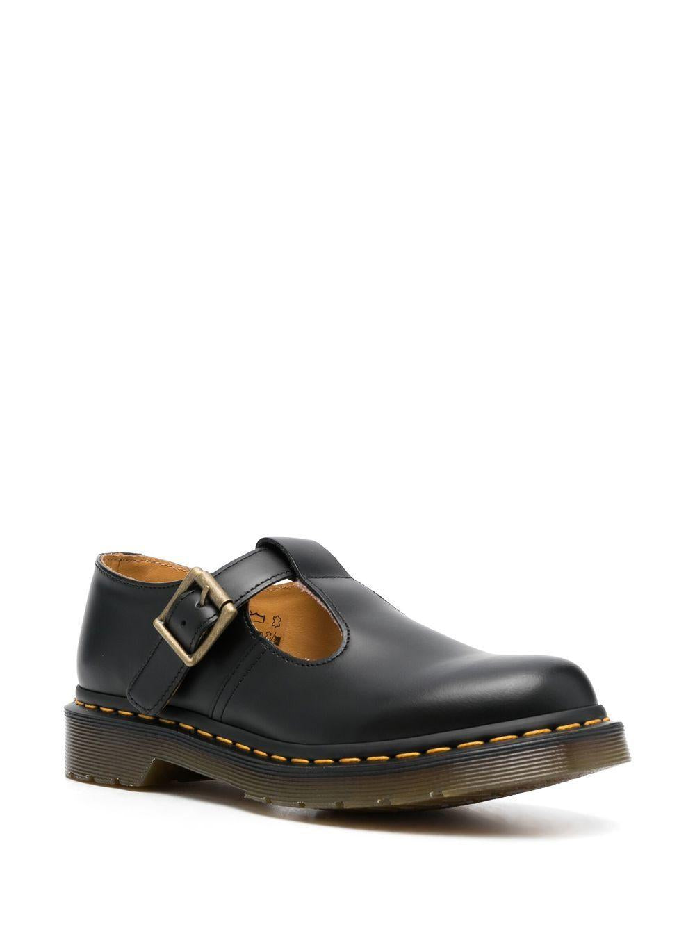 Polley Mary Jane loafers<BR/><BR/> 14852001 POLLEYBLACK SMOOTH DR. MARTENS