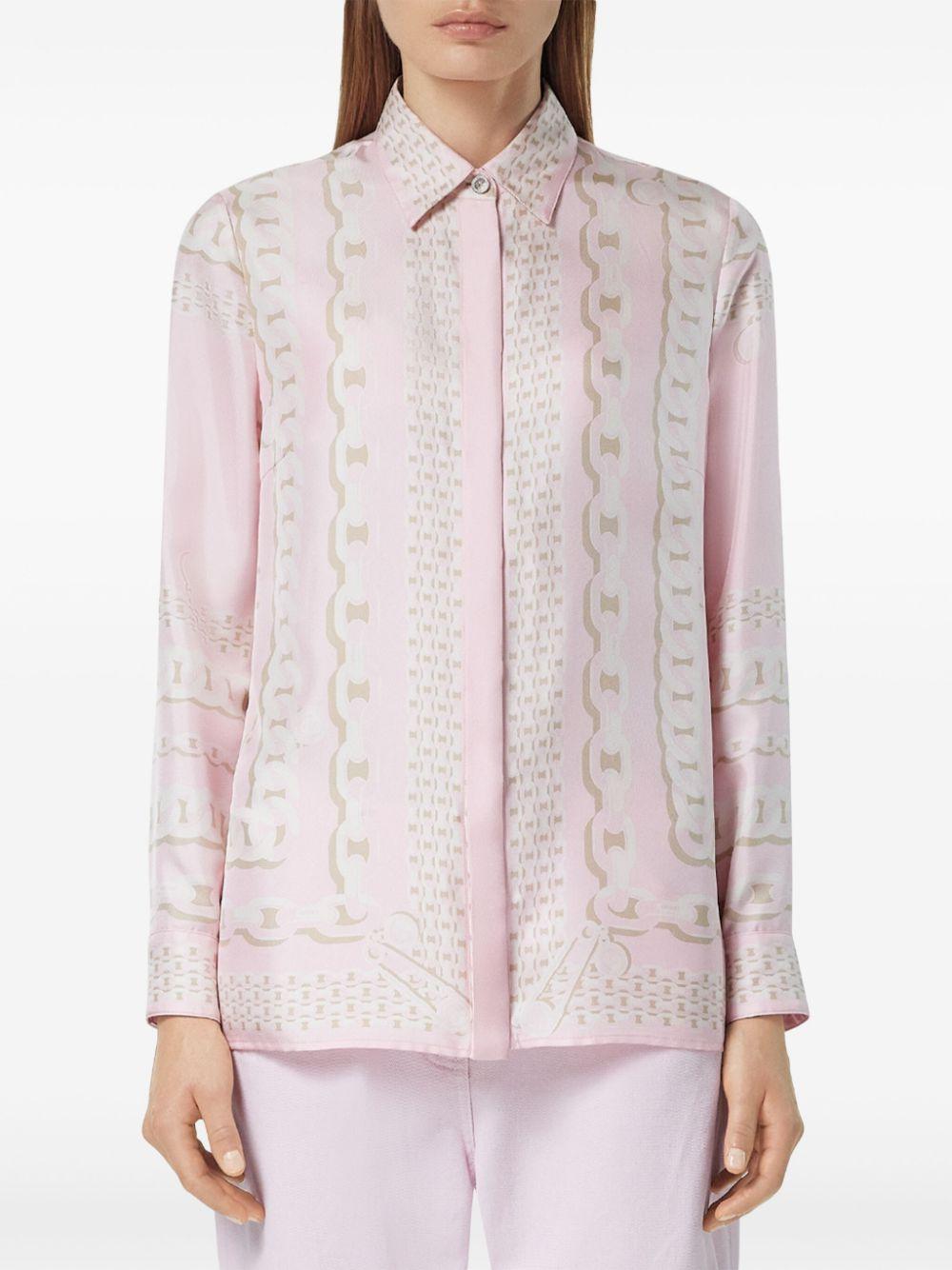 Treasure Foulard shirt<BR/><BR/><BR/> 1001360 1A136385PC60 VERSACE