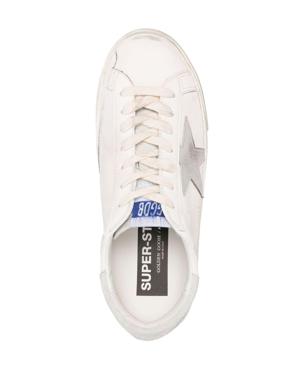 SUPER-STAR NAPPA UPPER NABUK STAR SUEDE TONGUE HEEL AND SPUR GMF00102 F00535911166 GOLDEN GOOSE