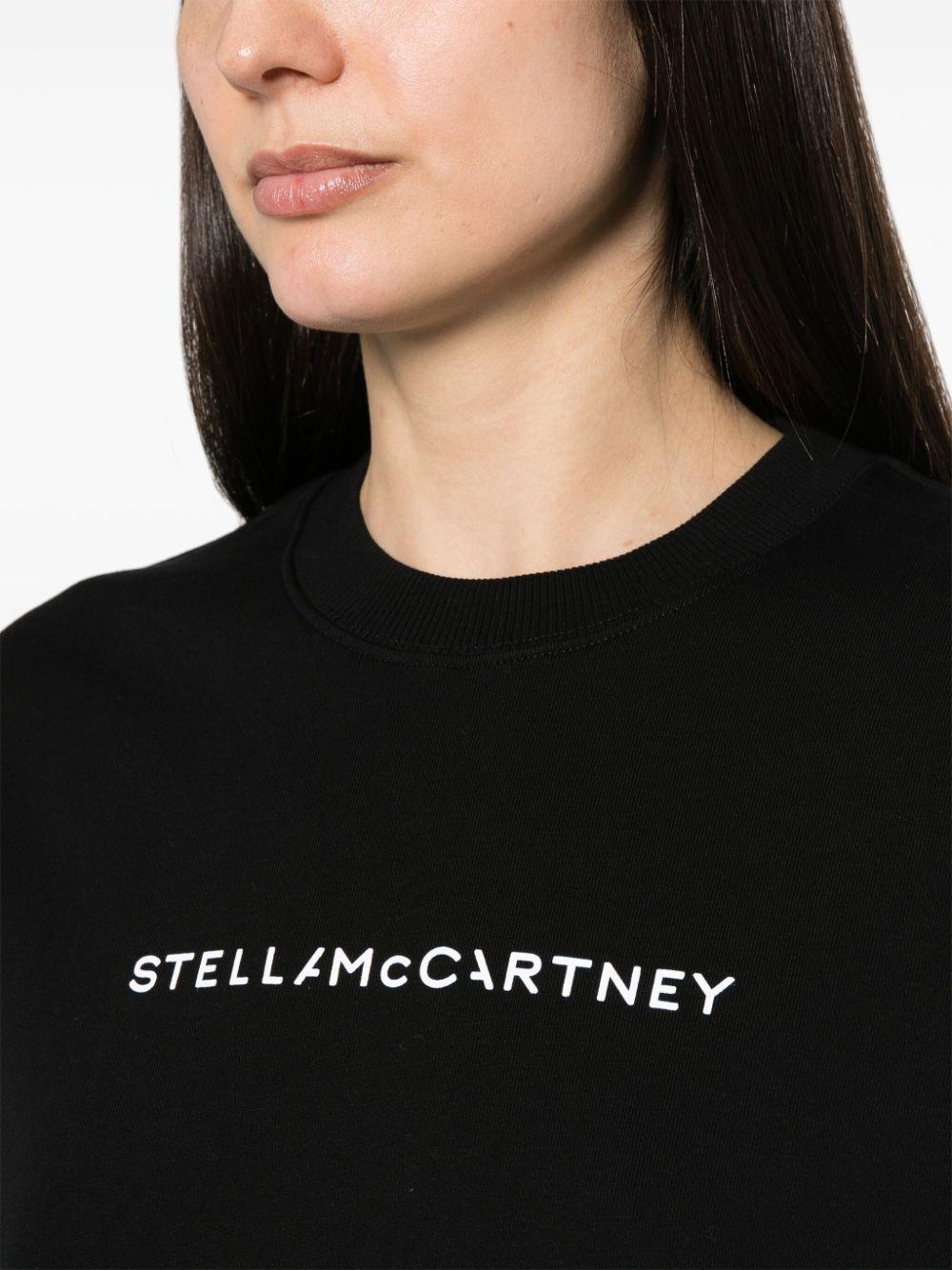 Logo-print cotton sweatshirt 6J0263 3SPY501000 STELLA McCARTNEY