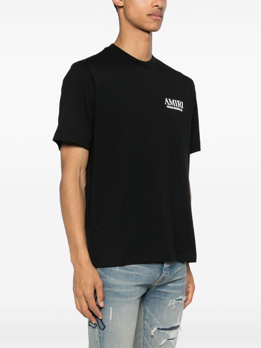 Bones Stacked cotton T-shirt<BR/><BR/><BR/> AMJYTE1075 BLACK AMIRI