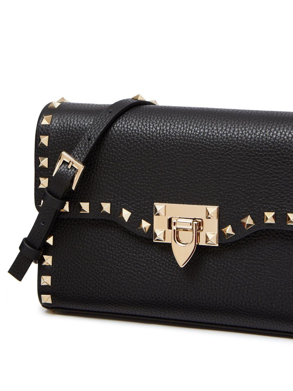 Small Rockstud crossbody bag<BR/><BR/><BR/> 6W2B0181VSF 0NO VALENTINO GARAVANI