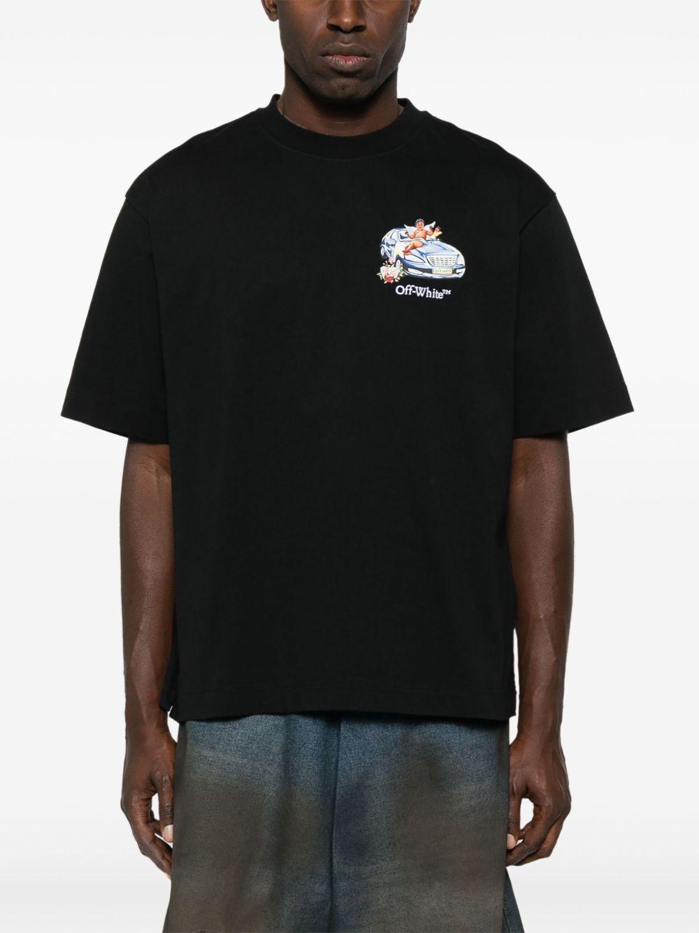 Fresco Arrow Skate T-shirt<BR/><BR/><BR/> OMAA120S25JER003 1001 OFF-WHITE