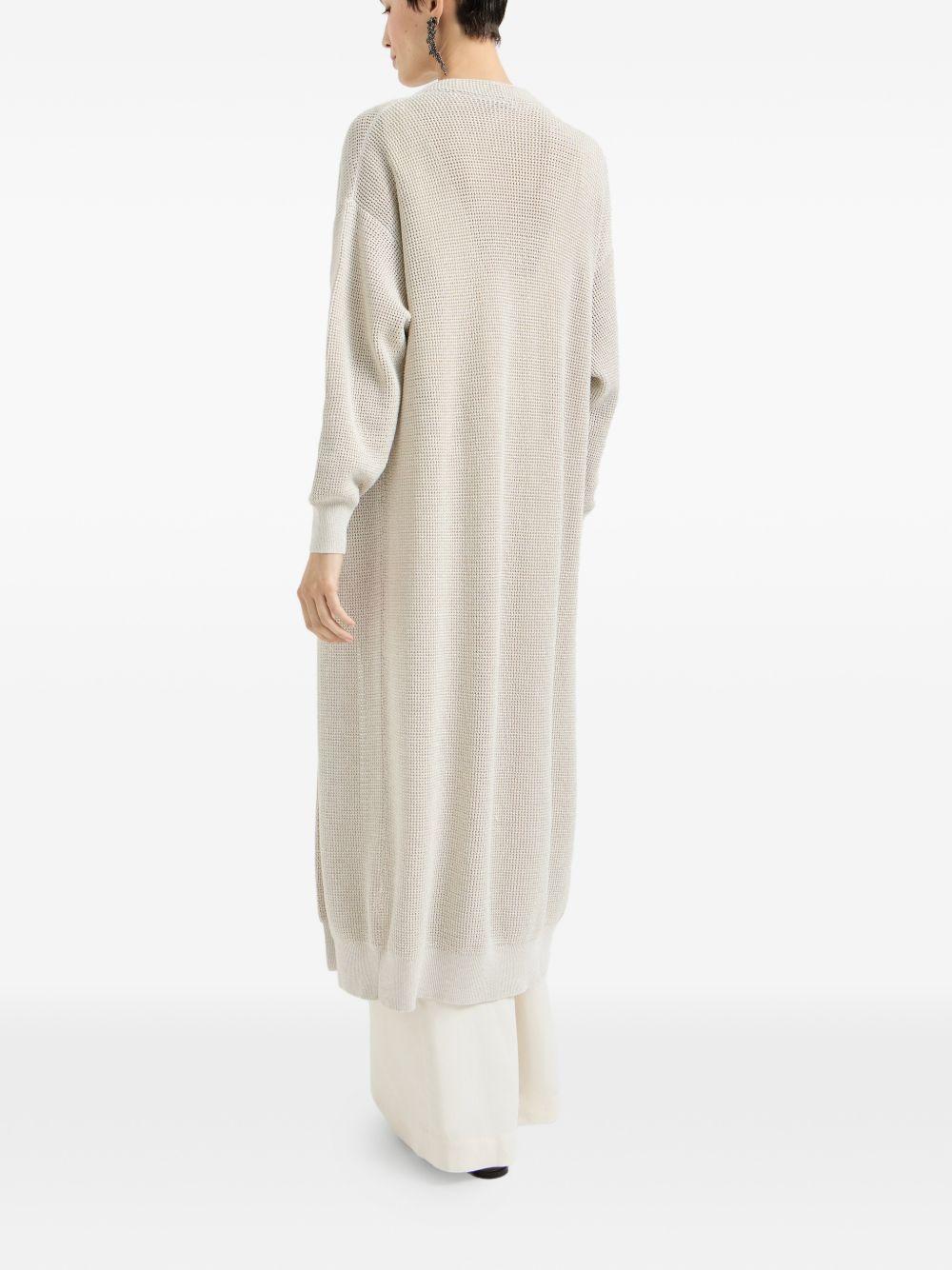 sparkling net long cardigan MST263346 CY948 BRUNELLO CUCINELLI