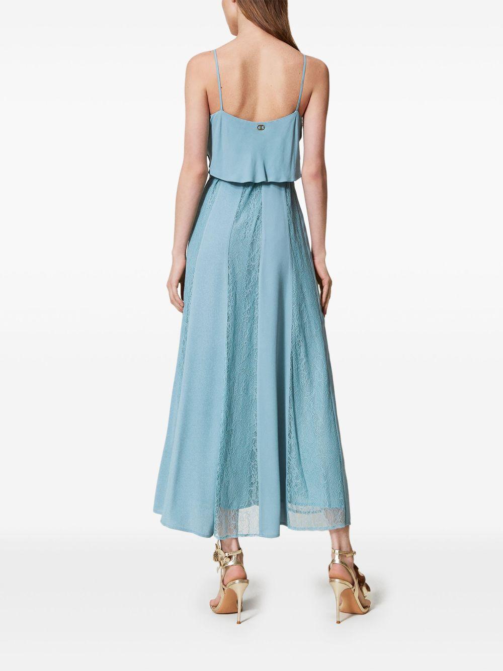 Ruffled lace dress<BR/><BR/><BR/> 251TP2412 00485 TWINSET