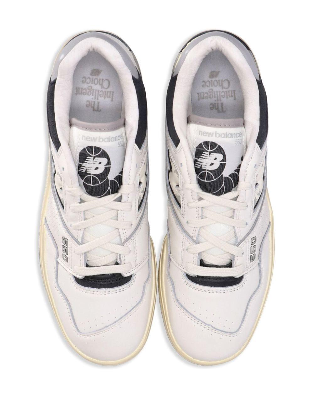 550 panelled leather sneakers<BR/><BR/><BR/> BB550VGB NEW BALANCE