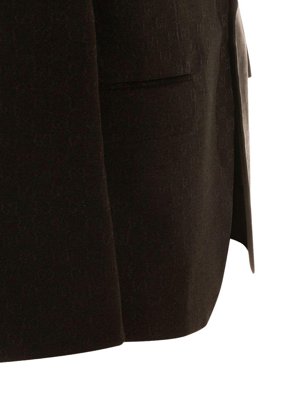 Single-breasted GG wool jacket 864110 ZAUP11000 GUCCI