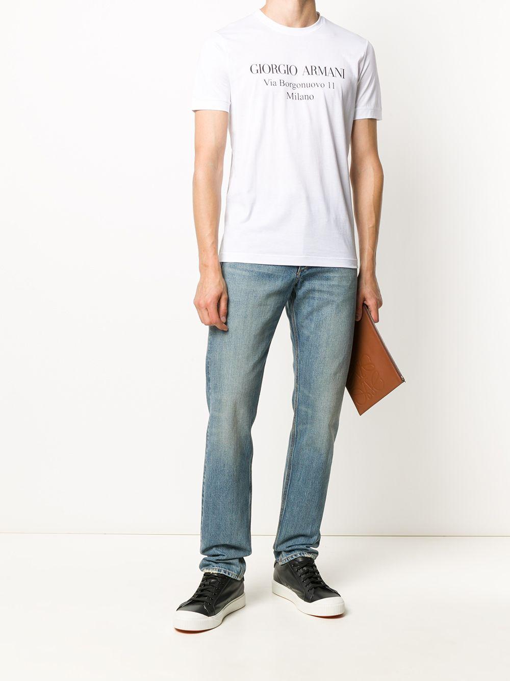 Borgonuovo 11 crew-neck T-shirt 3GST57 SJMCZU090 GIORGIO ARMANI