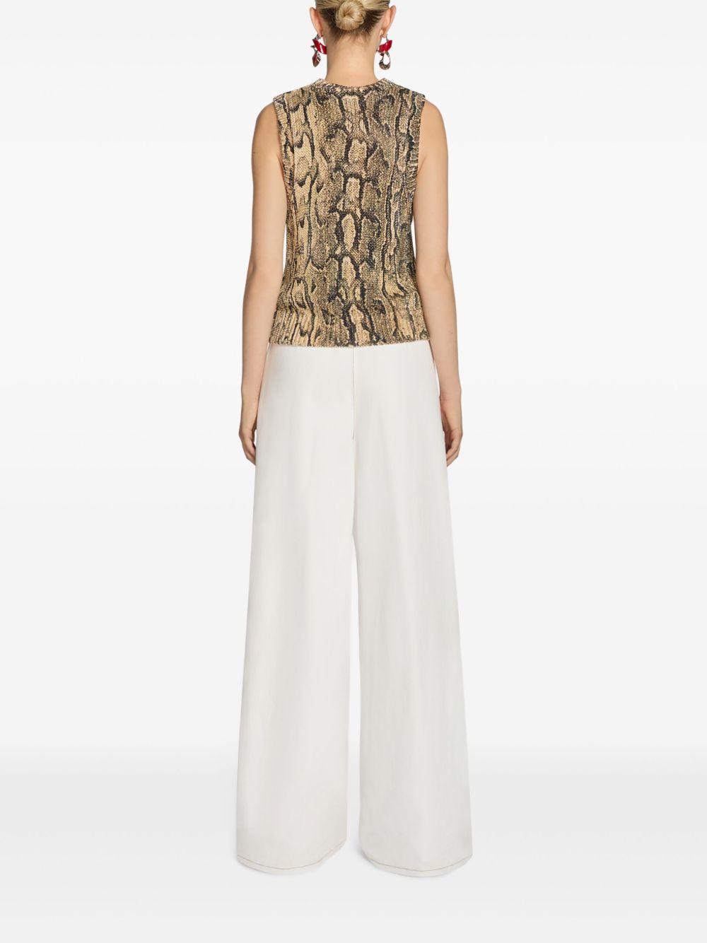 Pleated palazzo pants<BR/><BR/><BR/> 010929 1552008 DRIES VAN NOTEN