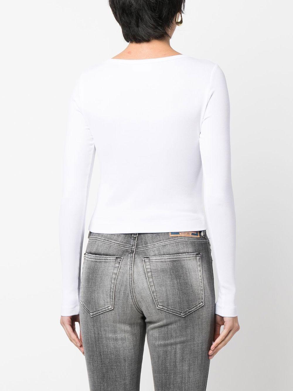 Ribbed logo-patch top A05106 0EJAI100 DIESEL