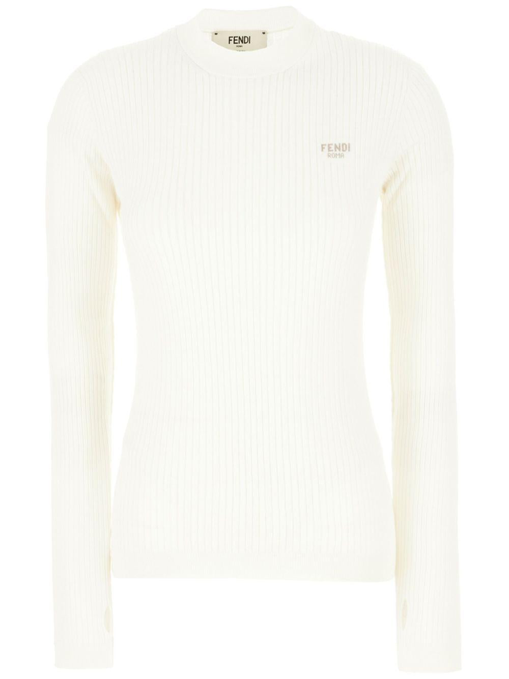 Embroidered-logo sweater<BR/><BR/><BR/> FZXD07 ATPPF08QQ FENDI