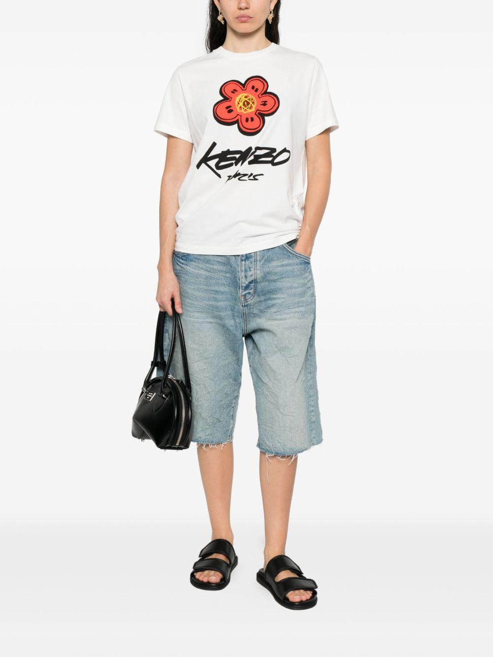 'Kenzo x Futura 2000' loose T-shirt FF62TS3564SG 02OFFWHITE KENZO