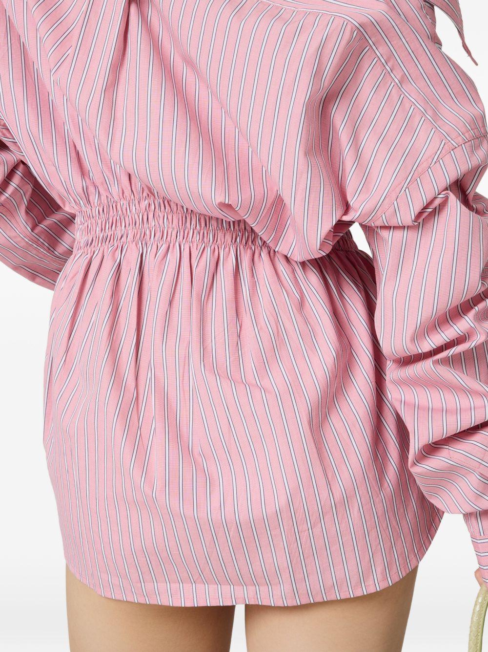 Striped poplin dress MF6125180U S-OOOF0028 MIU MIU