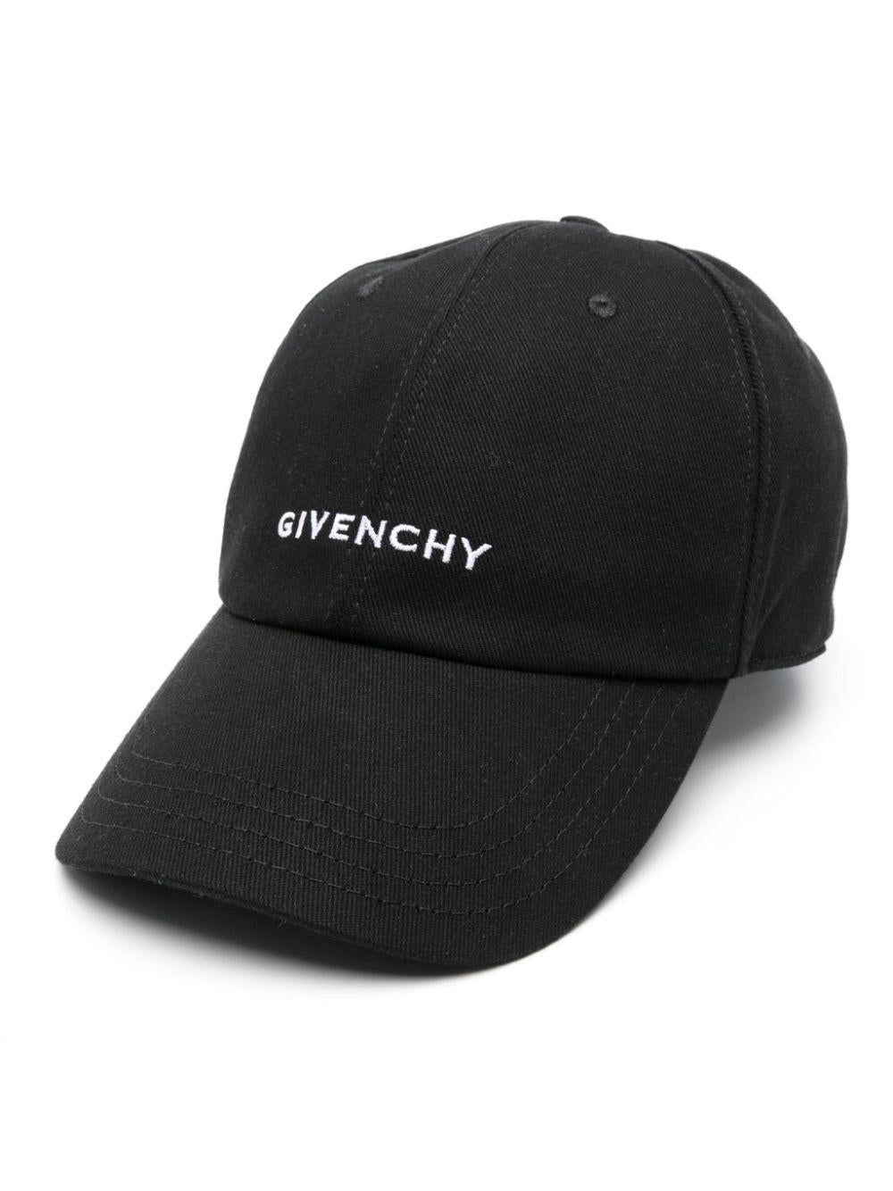 Logo-embroidered cap<BR/><BR/><BR/> BPZ022P0C4 001 GIVENCHY