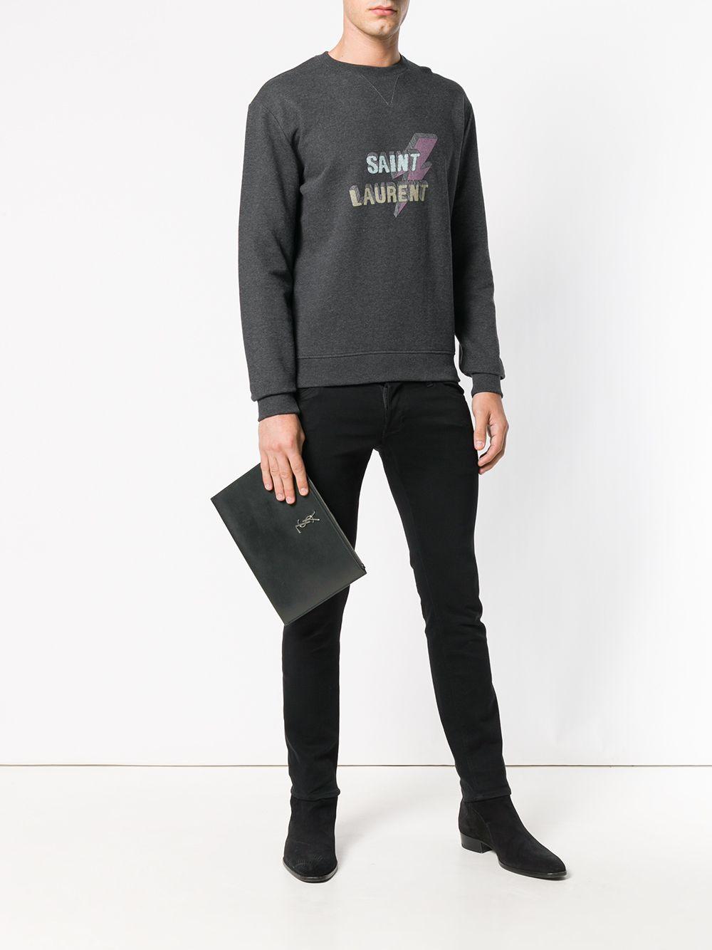 Custodia per tablet Monogram in pelle 4532490SX0E 1000 SAINT LAURENT