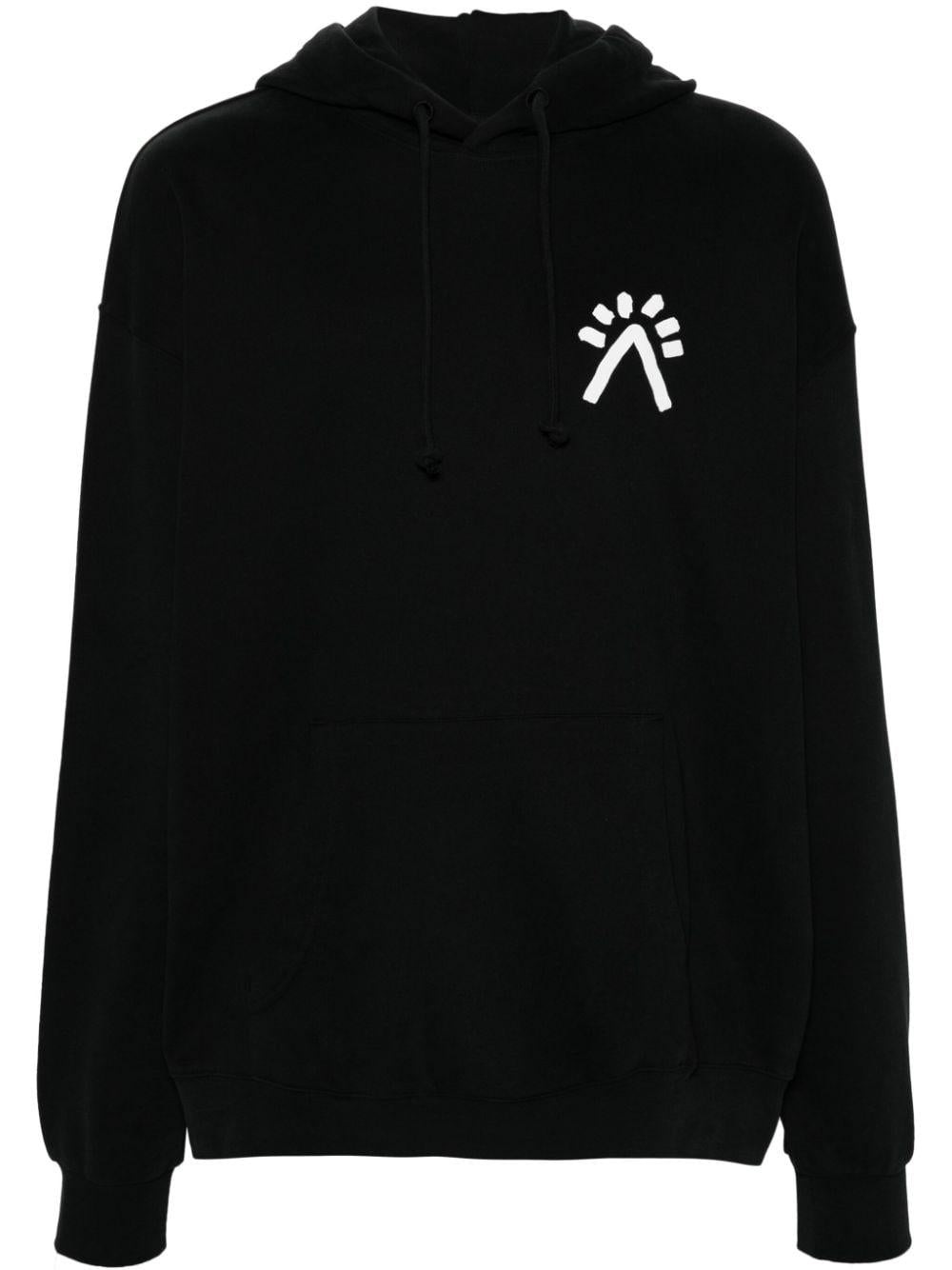 Graphic hoodie<BR/><BR/><BR/> G80323010 BLACK PEAK PERFORMANCE