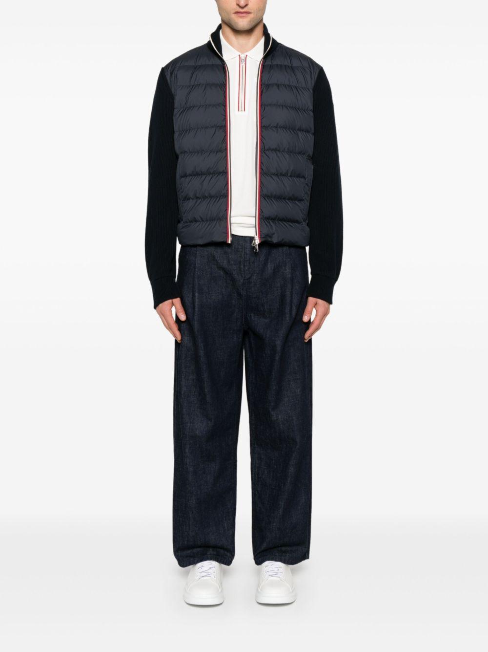 Padded cotton zip-up cardigan K10919B00006 M1367779 MONCLER