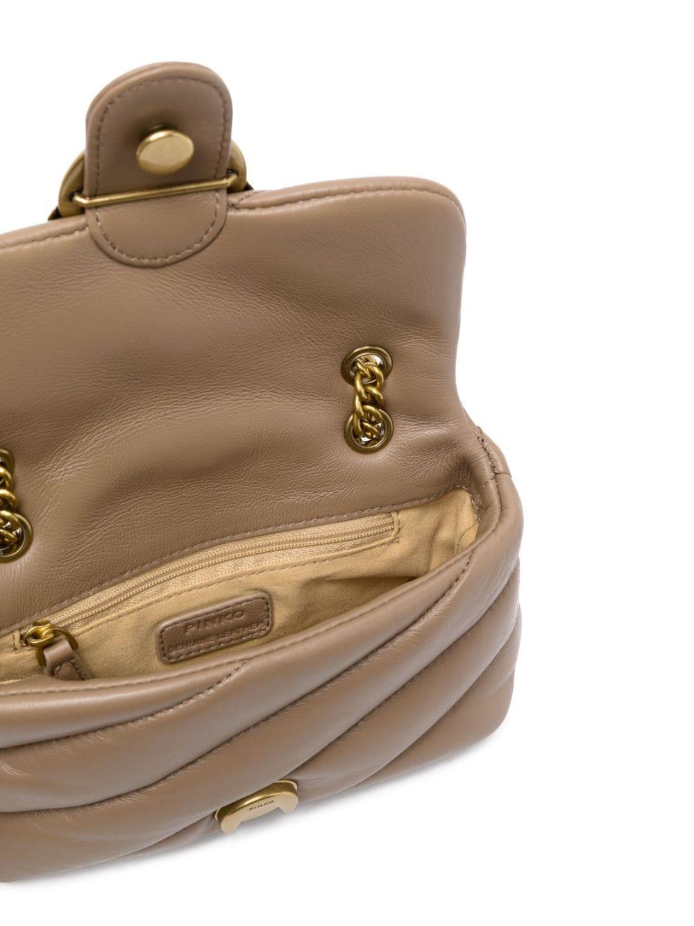 Love Baby padded leather bag 100040 A0F2D01Q PINKO