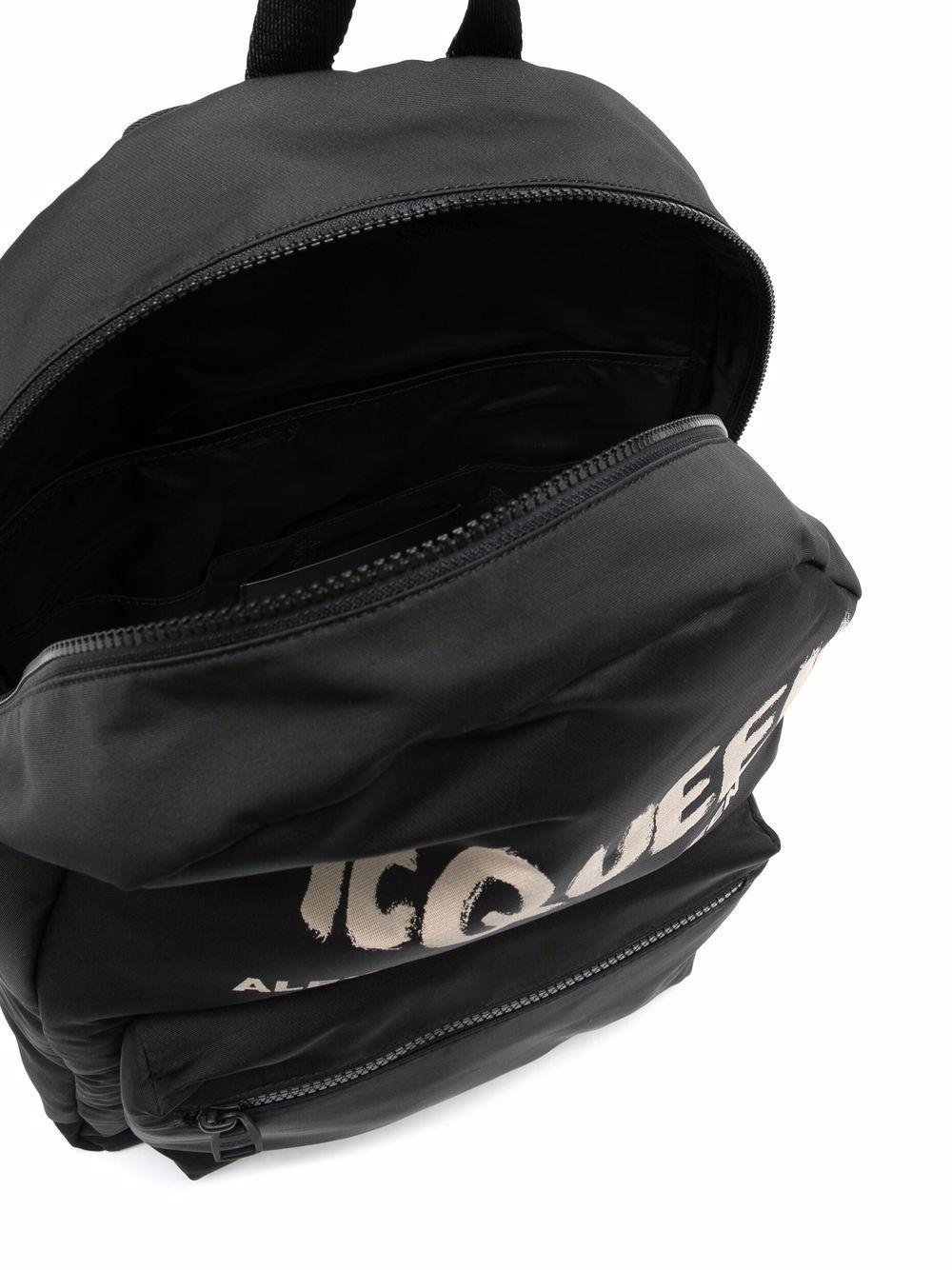 Graffiti Metropolitan printed backpack 646457 1AABW1073 ALEXANDER MCQUEEN