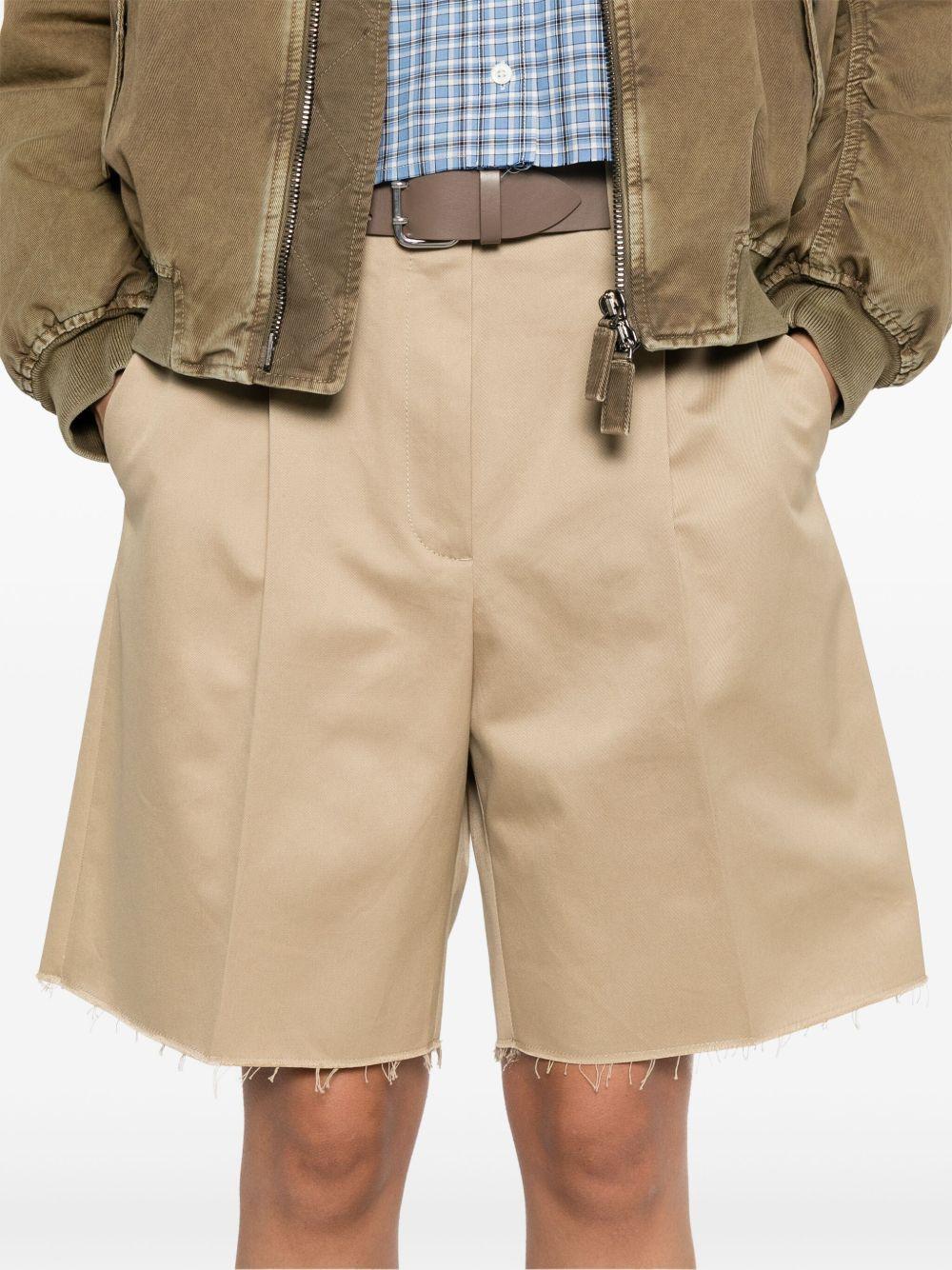 Cotton shorts<BR/><BR/><BR/> MP1856 1UPXF0065 MIU MIU