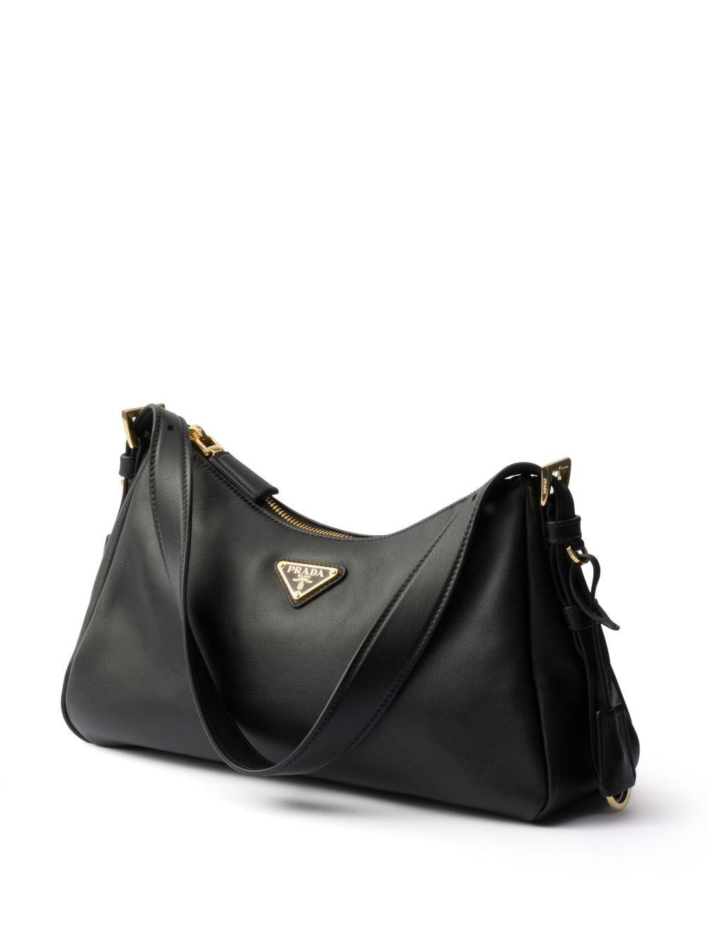 Prada Aimée medium leather shoulder bag 1BC2292CYS V-LVMF0002 PRADA