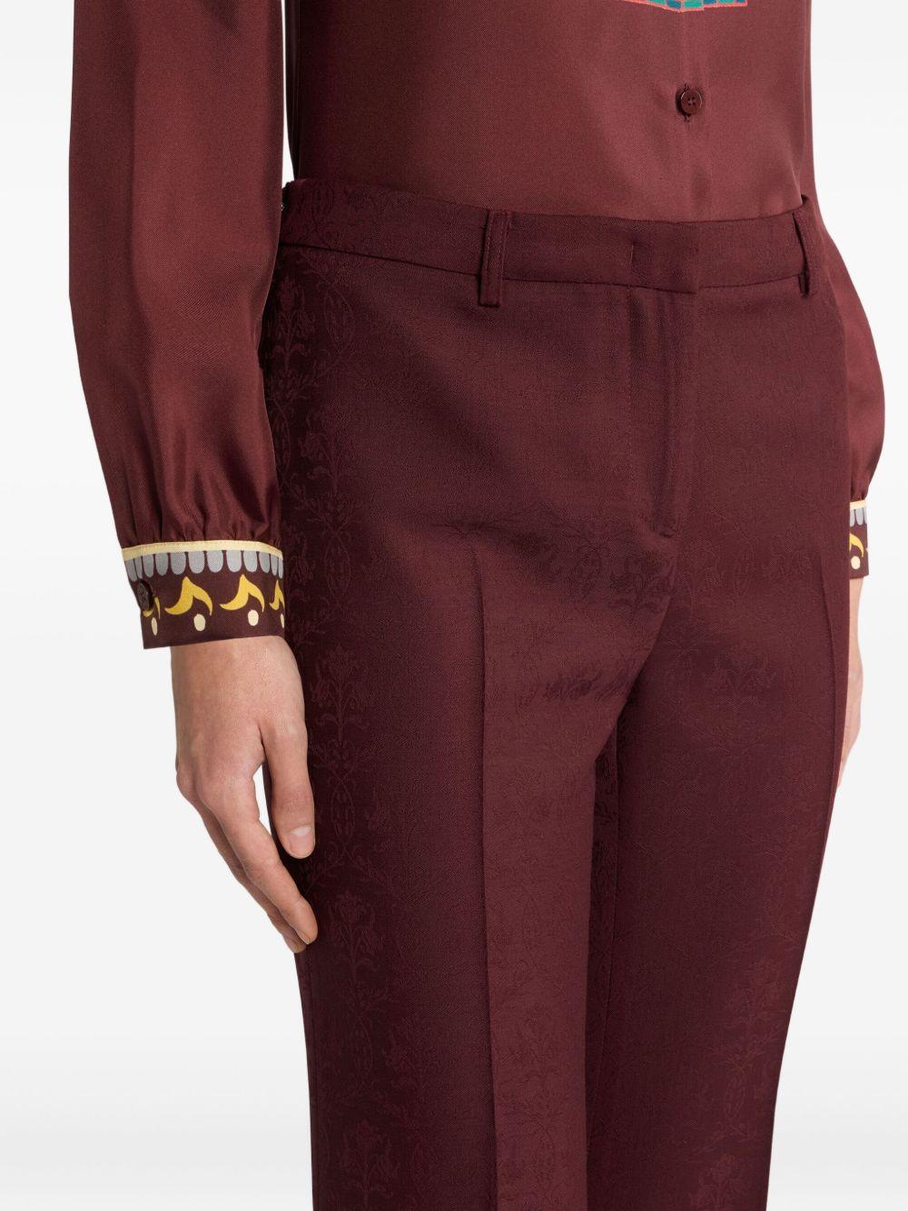 COOL WOOL JACQUARD TROUSERS WREA0033 99TJ254M5039 ETRO