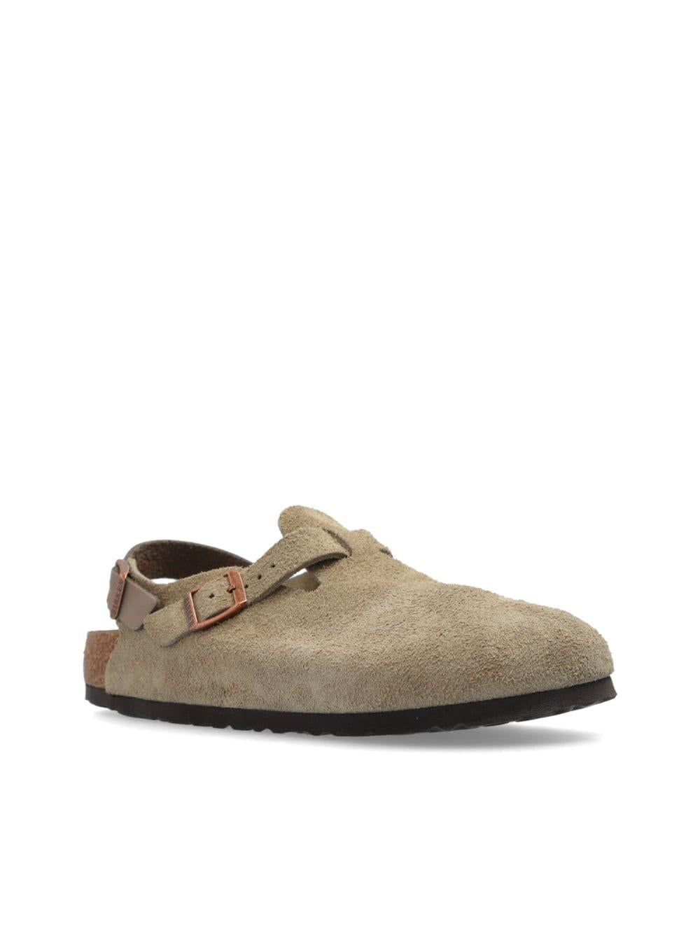 Tokio II suede clogs<BR/><BR/><BR/> 1028323 TAUPE BIRKENSTOCK
