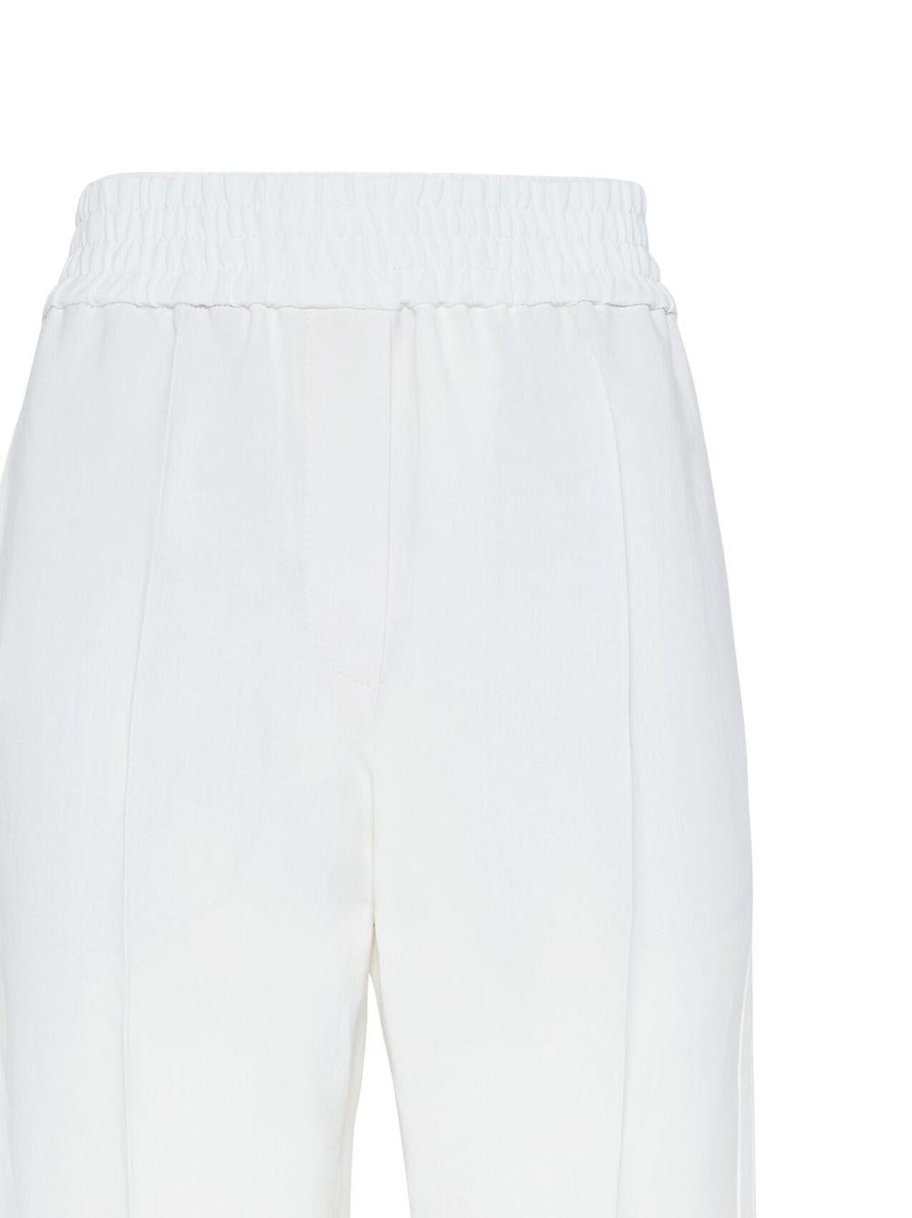 Cropped tapered trousers<BR/><BR/><BR/> MH126P7197 C600 BRUNELLO CUCINELLI