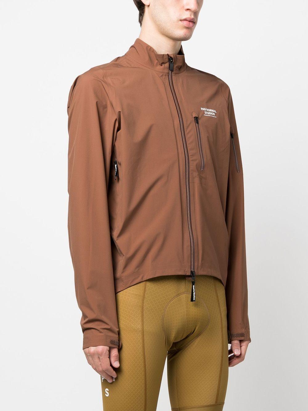 Front logo cycling jacket MO1127G HAZEL PAS NORMAL STUDIOS