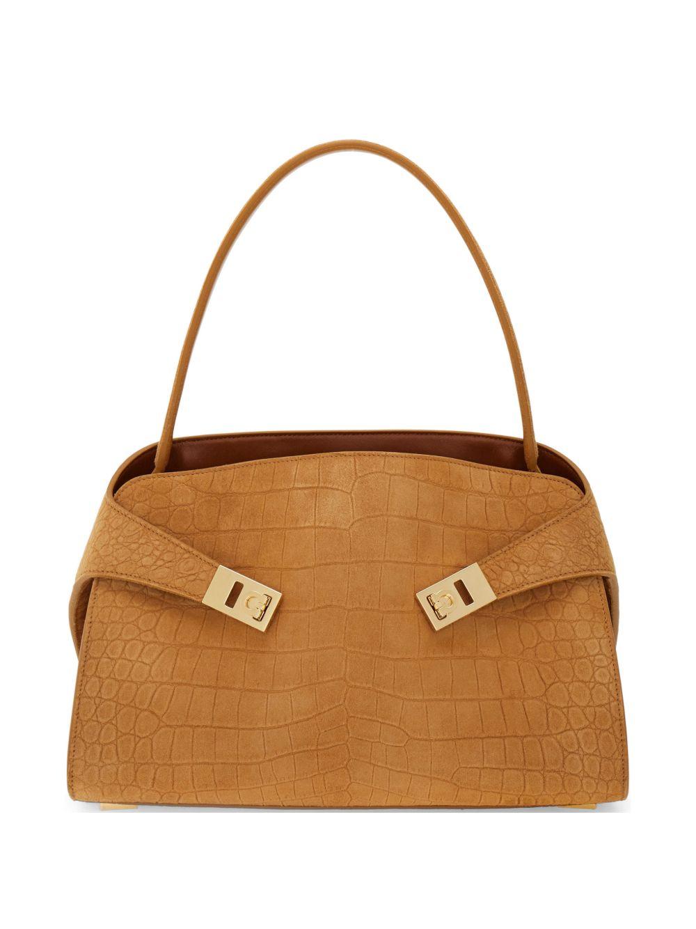 Hug soft shoulder bag (M) 219816 HUG SH S 792869NATURALE 6 FERRAGAMO
