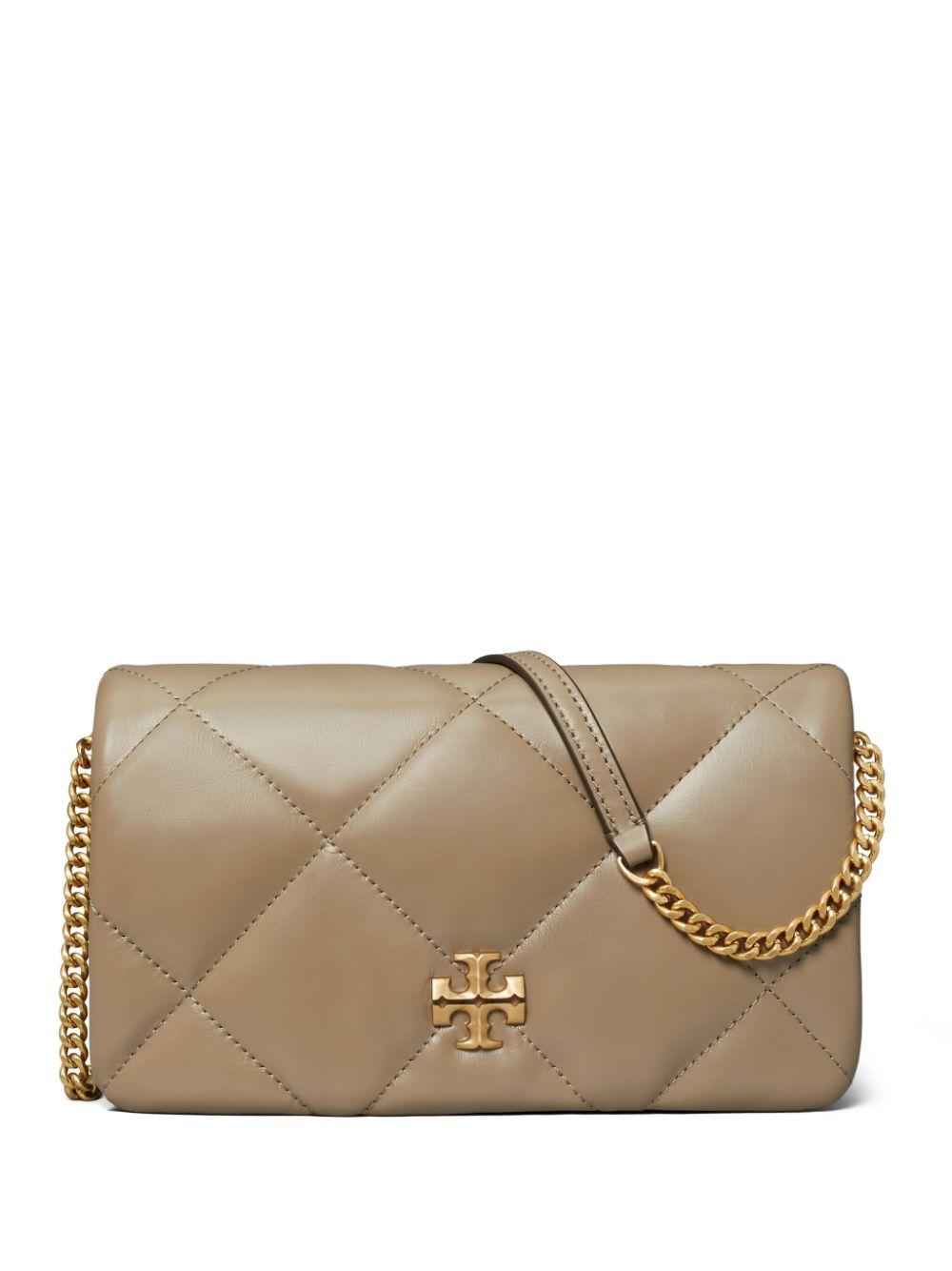 Kira diamond-quilted wallet-on-chain<BR/><BR/><BR/><BR/><BR/> 158624 250 TORY BURCH