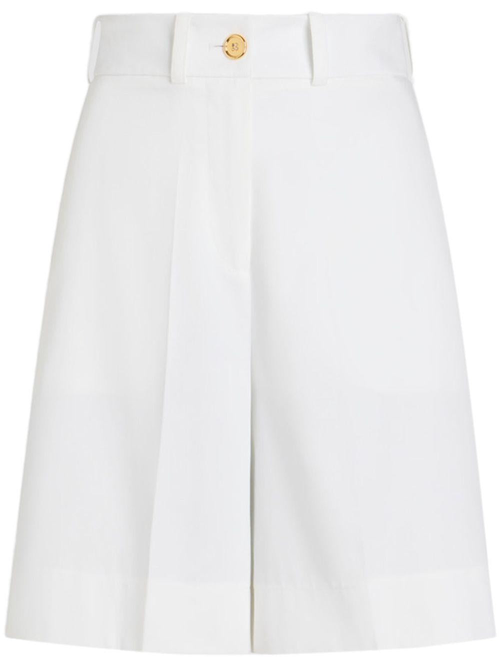 Gabardine bermuda shorts<BR/><BR/><BR/> TR0480074 001W PATOU