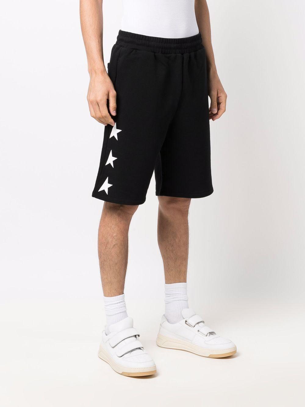 Star print shorts<BR/><BR/><BR/> GMP00878 P00053280203 GOLDEN GOOSE