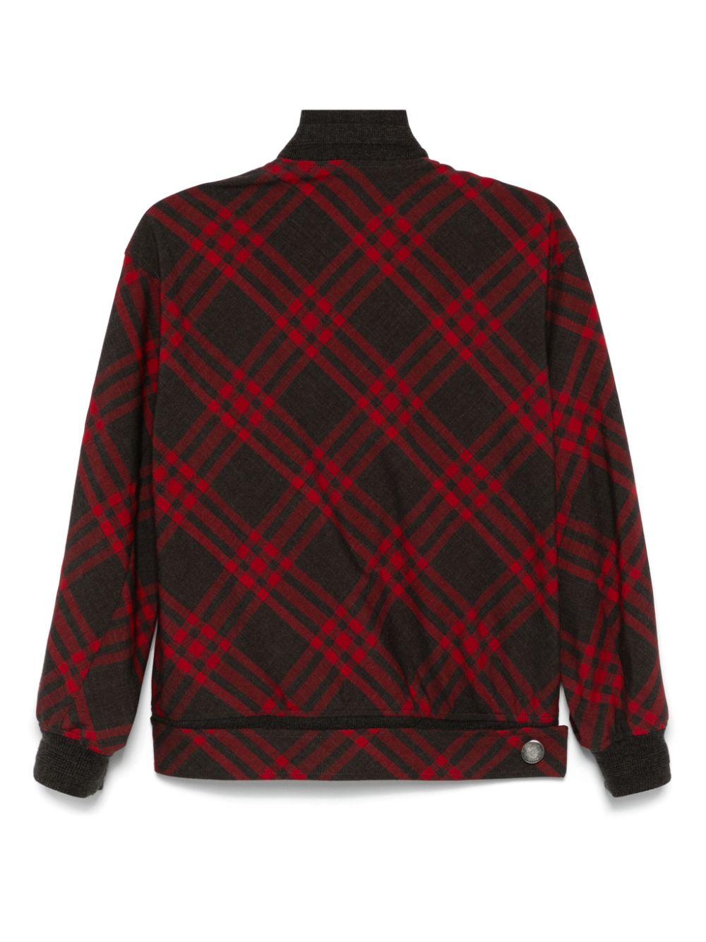 Check bomber jacket<BR/><BR/> 8093007 C1205 BURBERRY