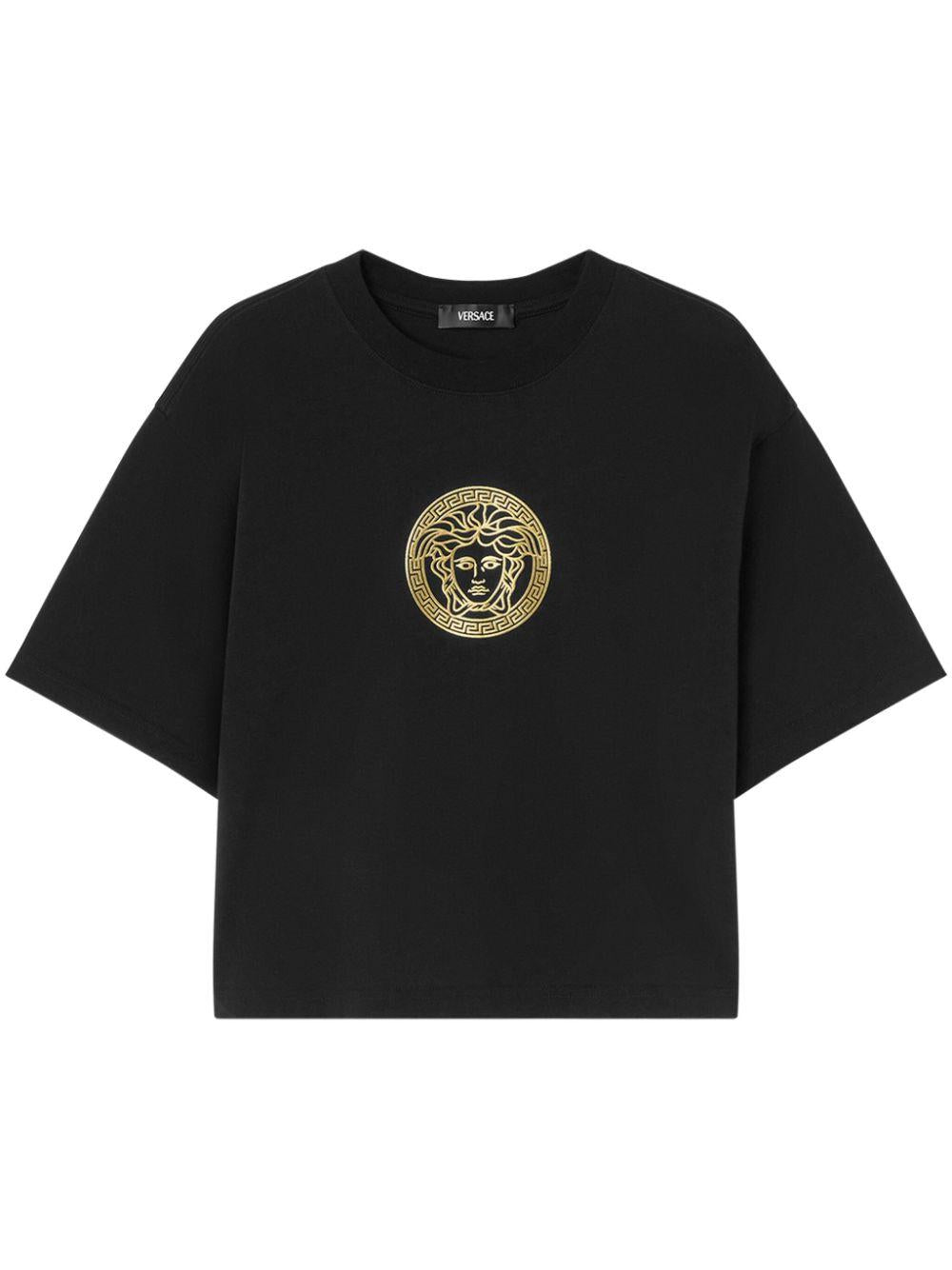Medusa T-shirt<BR/><BR/><BR/> 1018892 1A136082B130 VERSACE