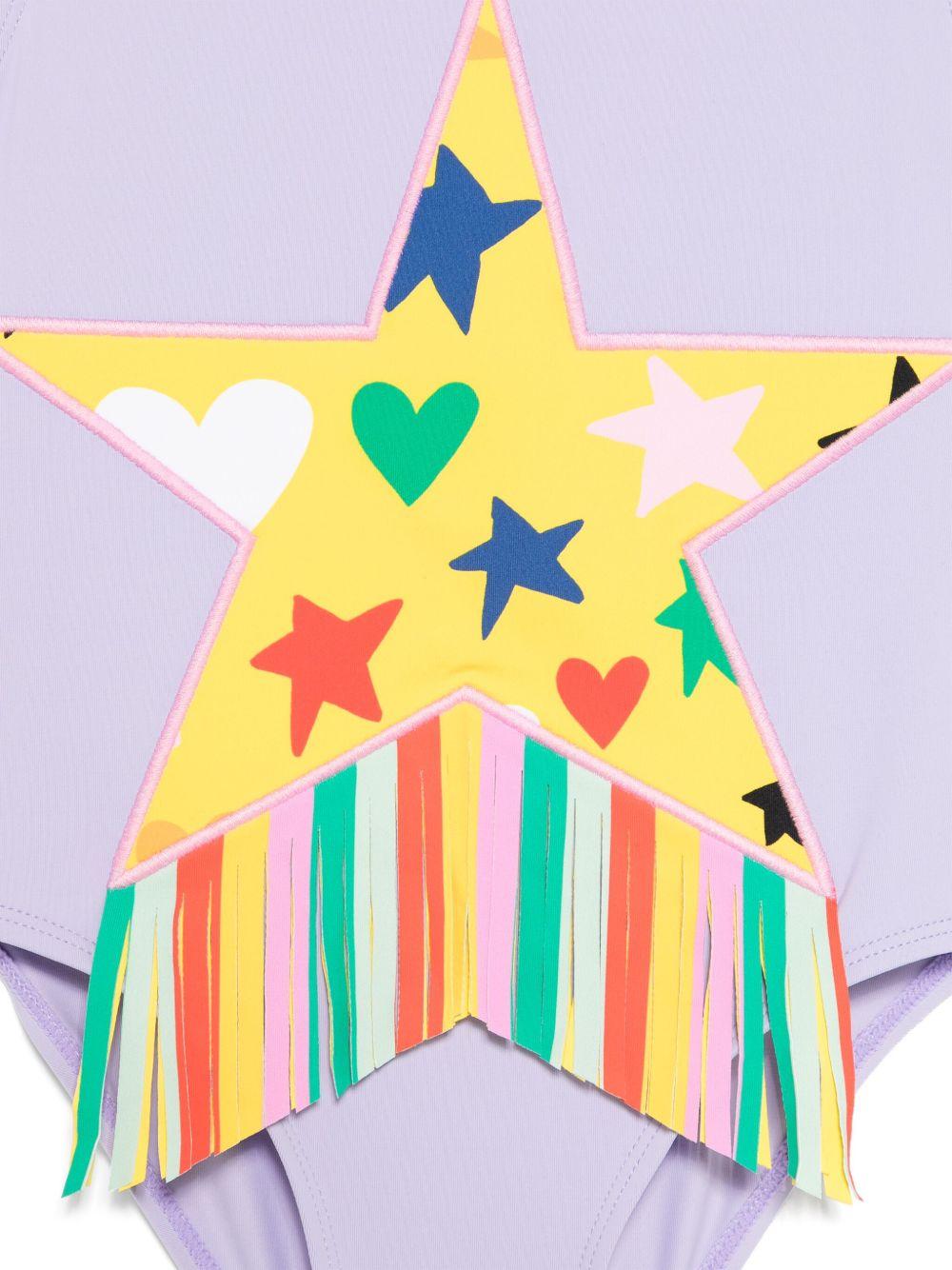 Star fringe swimsuit<BR/><BR/><BR/> TWCA89 Z0157522 STELLA McCARTNEY KIDS