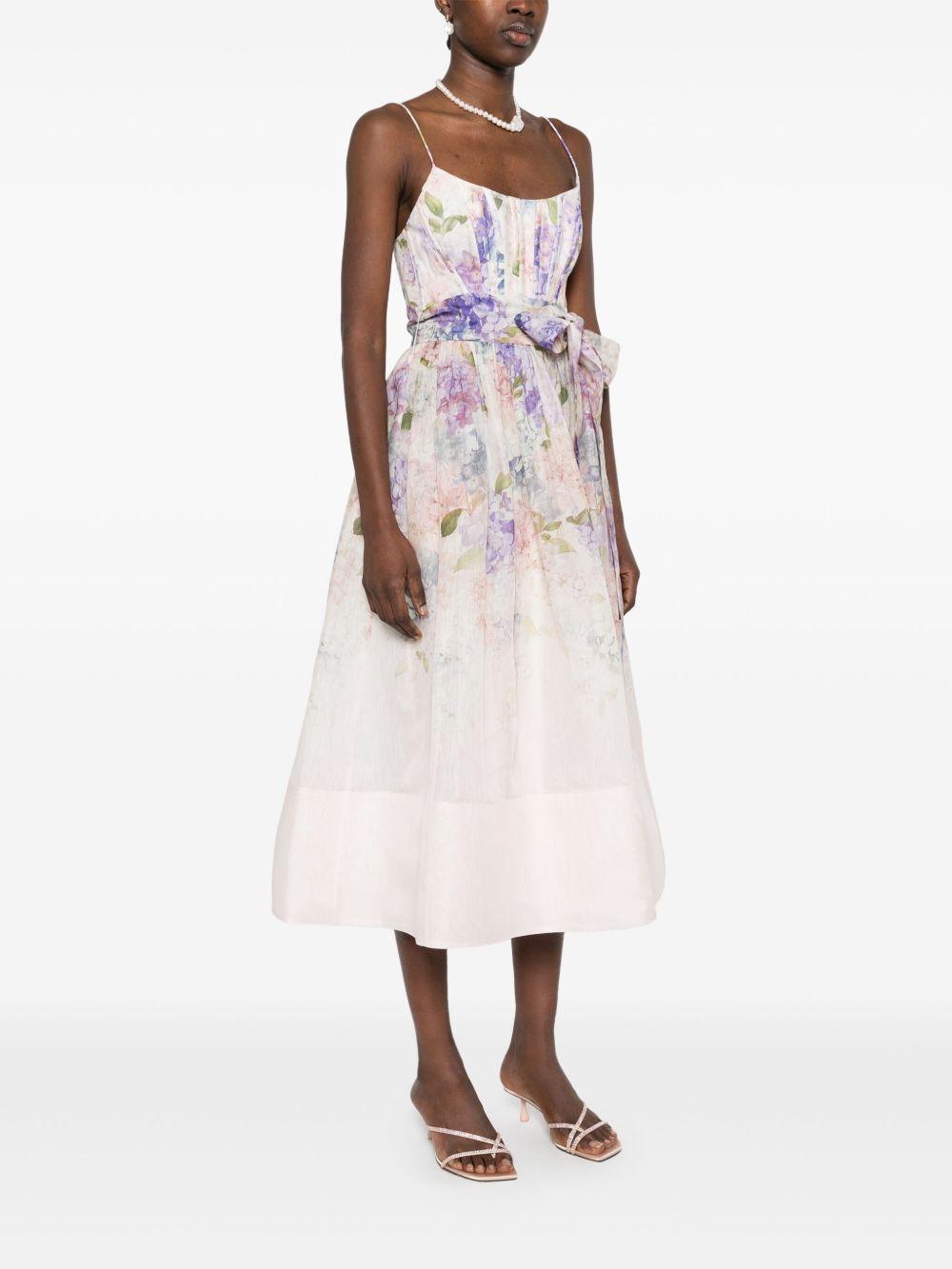 Abito midi Dawning 6403DS252 MULTI HYDRANGEA ZIMMERMANN