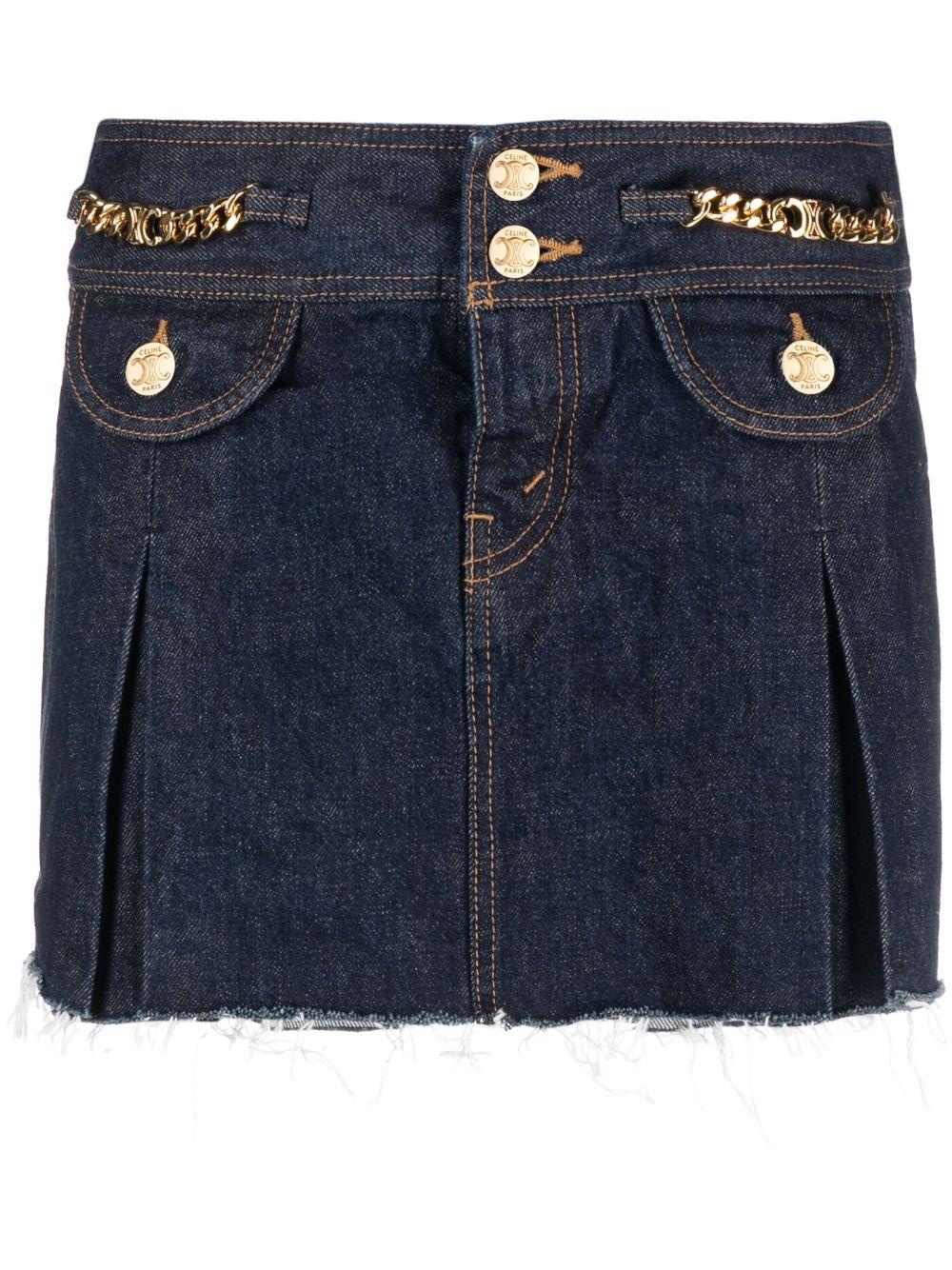 denim skirt 2S294799U 07IN CÉLINE