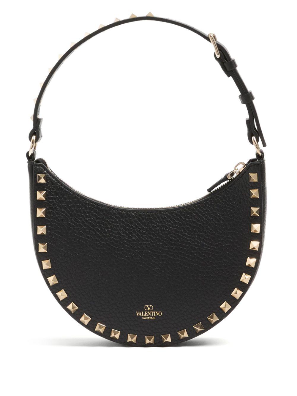 Mini Rockstud Hobo bag<BR/><BR/><BR/> 6W2P0AI7VSH 0NO VALENTINO GARAVANI